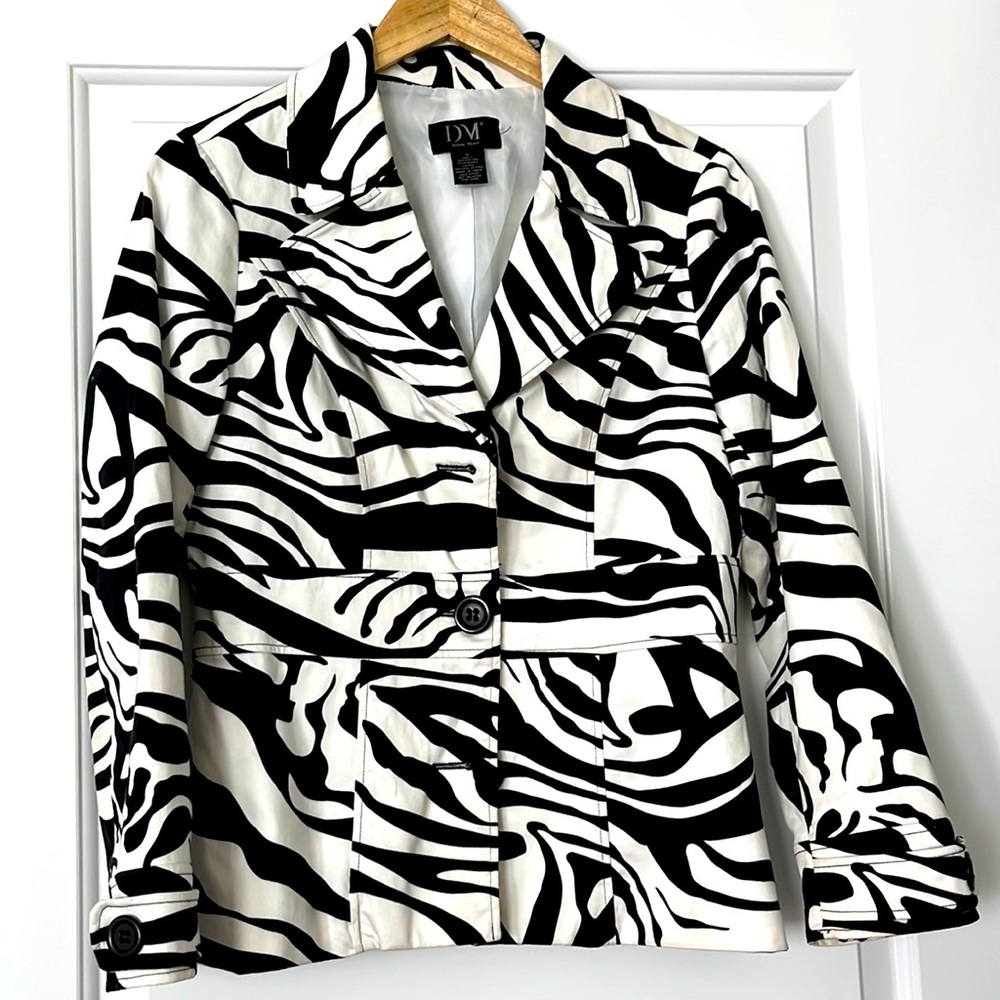 Black and white jacket